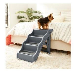 Frisco Foldable Nonslip Cat & Dog Stairs, Charcoal NEW